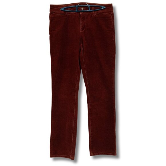 WIND RIVER Dark red straight leg corduroy pants ~ Whimsigoth MEDIUM LARGE 32W - Picture 1 of 10
